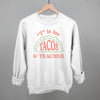 T is for Tacos and Teacher (Red and Green) by Ivy + Cloth