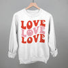 Love (Repeated Smiley Face) by Ivy + Cloth