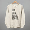 Hit Run Slide Score by Ivy + Cloth