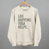 Life Happens Yoga Helps by Ivy + Cloth
