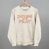 Pause And Pray Floral by Ivy + Cloth