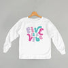 Five Is A Vibe (Pink + Purple) (Kids)