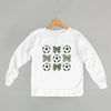 Soccer Balls And Bows (Kids) by Ivy + Cloth