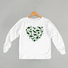 Clovers + Dinosaurs Heart (Kids) by Ivy + Cloth