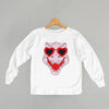 Dino Heart Glasses (Pink) (Kids) by Ivy + Cloth