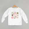 Pink Christmas Doodles (Kids) by Ivy + Cloth