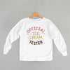 Official Ice Cream Tester (Kids) by Ivy + Cloth