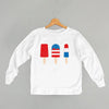 Red White & Blue Popsicles (Kids) by Ivy + Cloth