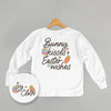 Bunny Kisses + Easter Wishes (Kids Back Print) by Ivy + Cloth