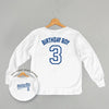 Birthday Boy Varsity #3 (Kids Back Print)