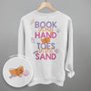 Book In My Hand, Toes In The Sand (Back Print) by Ivy + Cloth