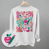 Abstract Floral Teacher Doodle (Back Print) by Ivy + Cloth
