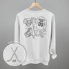 Hockey Mom Doodle (Back Print) by Ivy + Cloth