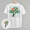 Pickleball Floral Repeated (Back Print) by Ivy + Cloth