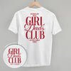 Girl Dads Club (Red) (Back Print)