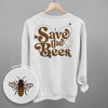 Save The Bees (Back Print) by Ivy + Cloth