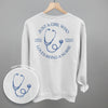 Just A Girl Who Loves Being A Nurse (Back Print) by Ivy + Cloth