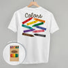 Crayon Colors (Back Print) by Ivy + Cloth