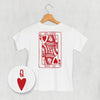 Queen Of Hearts (Kids Back Print) by Ivy + Cloth