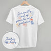 Teacher Off Duty Stamps (Back Print) by Ivy + Cloth