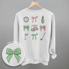Pink & Green Golf Doodles (Back Print) by Ivy + Cloth