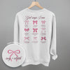 God Says I Am (Pink Bows) (Back Print) by Ivy + Cloth
