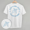 Just A Girl Who Loves Barre (Back Print) by Ivy + Cloth