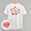 My Students Are (Candy Hearts) (Back Print) by Ivy + Cloth