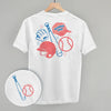 Baseball Mom Doodle (Back Print) by Ivy + Cloth
