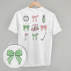 Pink & Green Golf Doodles (Back Print) by Ivy + Cloth