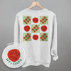 Tomato Grid Doodles (Back Print) by Ivy + Cloth