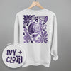 Floral Game Day Purple (Back Print) by Ivy + Cloth