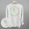 Just A Girl Who Loves Tennis (Back Print) by Ivy + Cloth