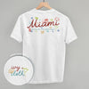 Miami Doodles (Back Print) by Ivy + Cloth