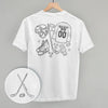 Hockey Mom Doodle (Back Print) by Ivy + Cloth