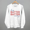 Hey Batter Batter Swing (Red + Navy) by Ivy + Cloth