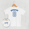 Birthday Boy Varsity #8 (Kids Back Print) by Ivy + Cloth