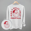 Have A Holly Jolly Christmas Santa (Back Print) by Ivy + Cloth