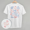 Book Girl Summer Colorful (Back Print) by Ivy + Cloth