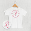 Just A Kid Who Loves Gymnastics (Kids Back Print) by Ivy + Cloth