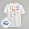 Cheers Cocktail Doodles (Back Print) by Ivy + Cloth