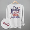Adopt, Rescue, & Foster Cat (Back Print) by Ivy + Cloth