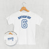 Birthday Boy Varsity #6 (Kids Back Print) by Ivy + Cloth