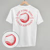 Just A Girl Who Loves Softball (Back Print) by Ivy + Cloth