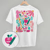 Abstract Floral Teacher Doodle (Back Print) by Ivy + Cloth