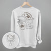 Football Mom Doodle (Back Print) by Ivy + Cloth
