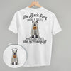 The Black Dog Tricks and Treats (Back Print) by Ivy + Cloth