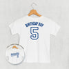 Birthday Boy Varsity #5 (Kids Back Print) by Ivy + Cloth