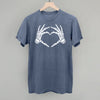 Skeleton Hands Heart by Ivy + Cloth