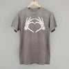 Skeleton Hands Heart by Ivy + Cloth